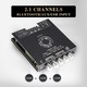 Excitat® Цифрова усилвателна платка Bluetooth ZK-HT21 2.1 Канала - 2×160W+220W, Вграден субуфер, Захранване 12-36V DC, Регулиране на тонове/бас, За кола и дом, Оксидирано черно