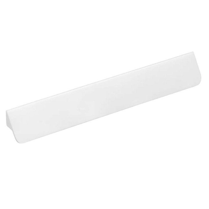 Maner pentru mobila Luz, finisaj alb, L:200 mm