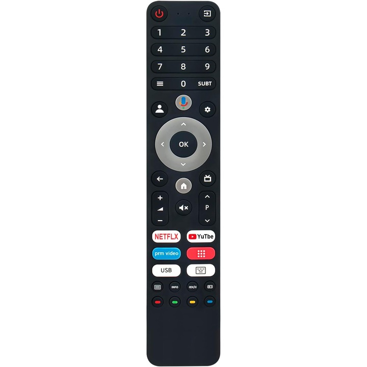 Telecomanda Vocala Inlocuitoare pentru Televizoare PEAQ LED