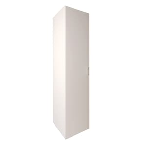 Soldat Baie Suspendat, H120 x L30 x A20 cm, Balamale soft close, Culoare Alb, Pal 18mm