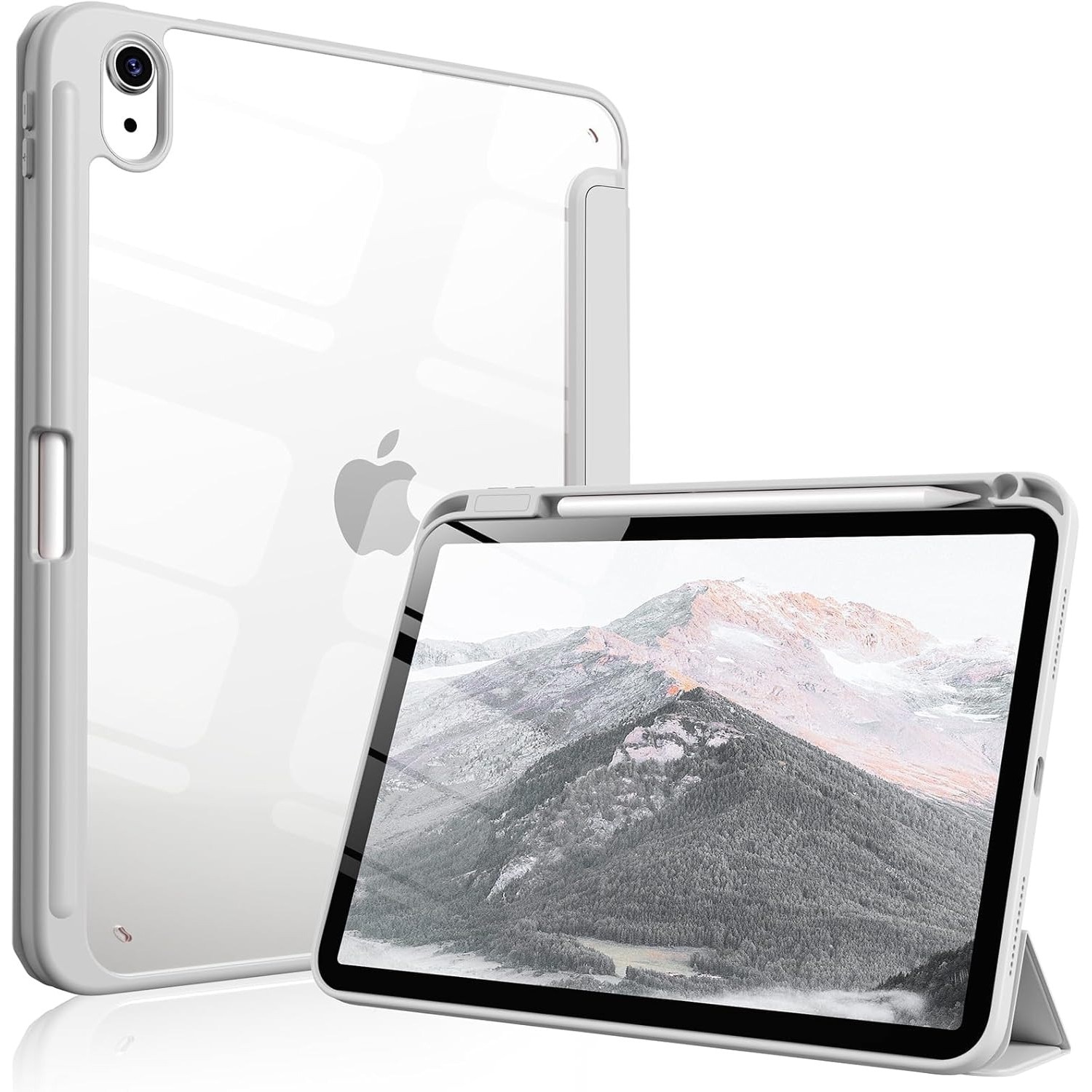 Husa de protectie pentru tableta, potrivita pentru iPad (A16) 11 11 inch 2025, husa pentru iPad 10 10, 9 inch 2022, Gri