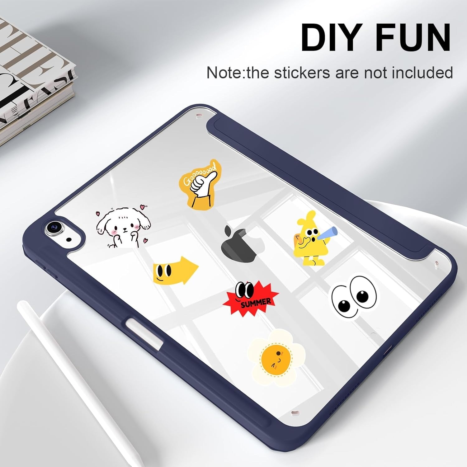 Husa de protectie pentru tableta, potrivita pentru iPad (A16) 11Generation 11 inch 2025, husa pentru iPad 10th 10, 9 inch 2022, Albastru inchis
