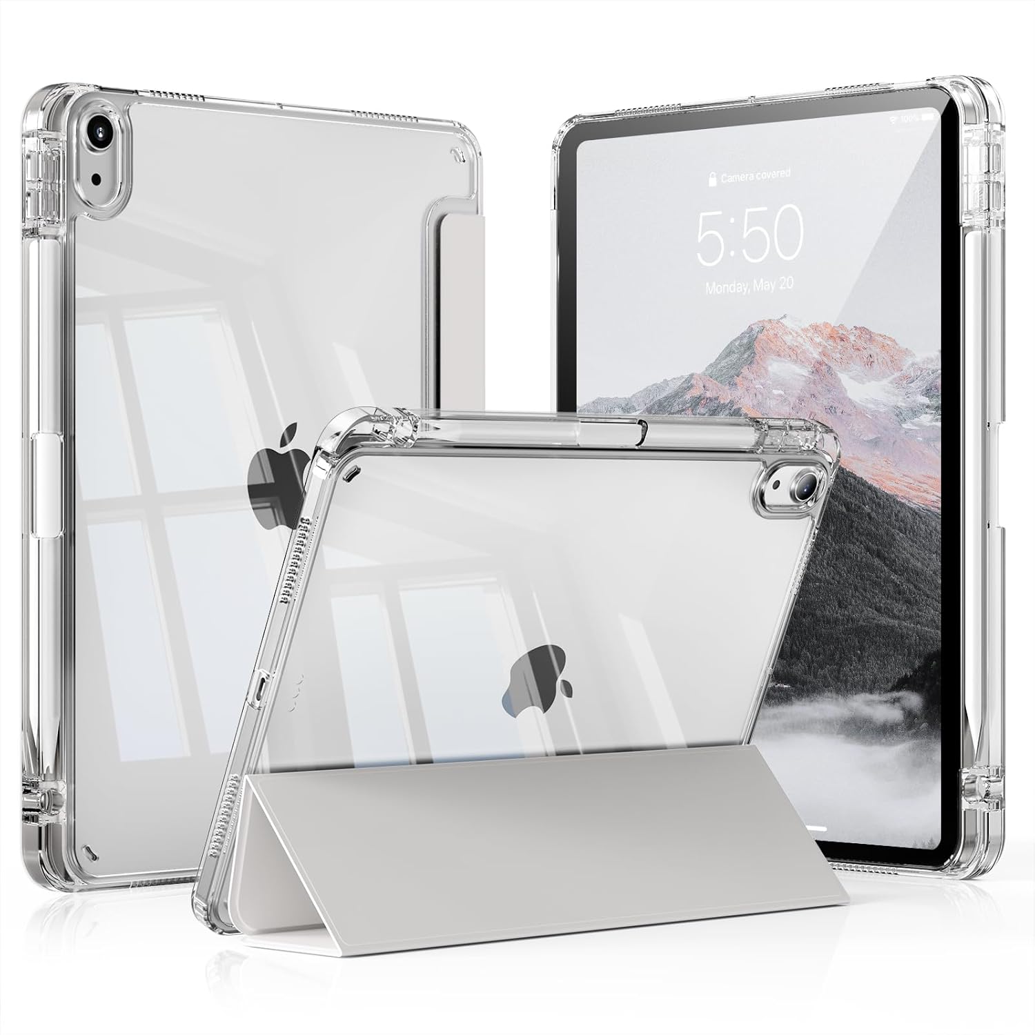 Husa protectie tablete, Rezistenta la socuri, Pentru iPad iPad 10th/11th Generation (10.9/11 Inch) Gri