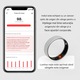 VeniSymlis® Inel inteligent V3, monitorizare ritm cardiac, oxigen in sange, conectivitate Bluetooth, aplicatie Darings, incarcare USB, design ergonomic, pentru sanatate si fitness