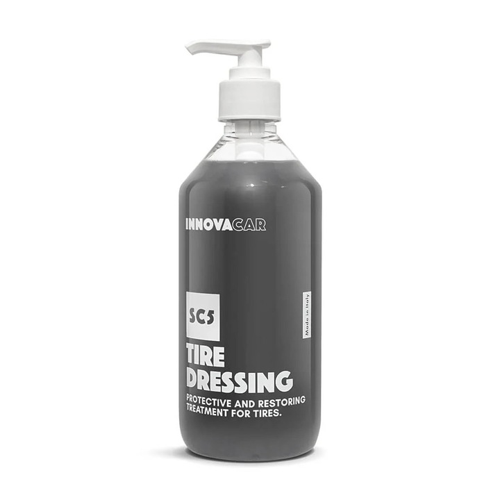 SC5 TIRE DRESSING Solutie cauciucuri uscate INNOVACAR 500 ml