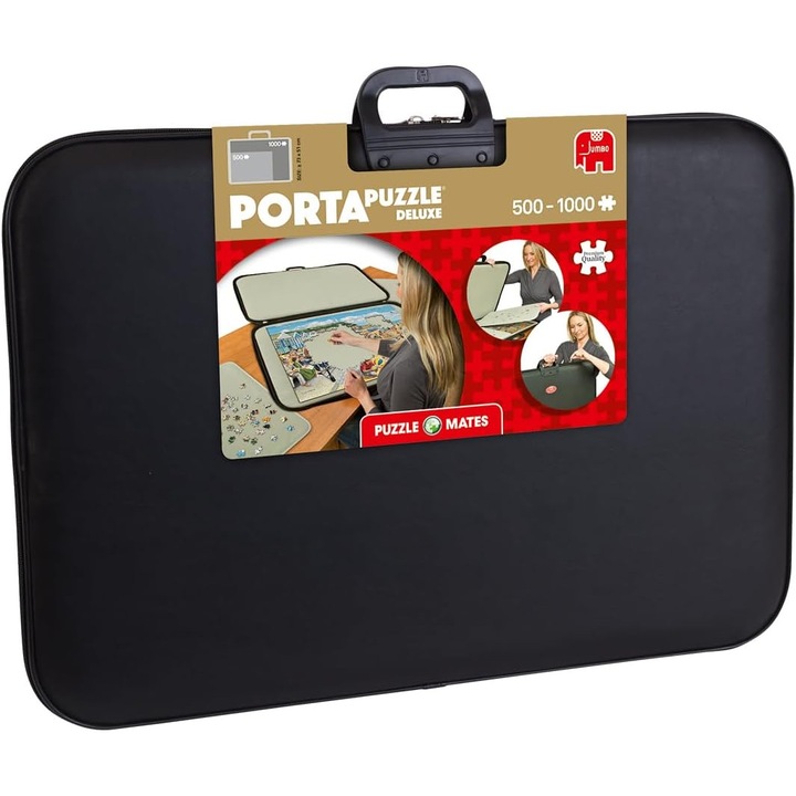 Portapuzzle Deluxe, suport puzzle, piele, 83x62x24cm, multicolor
