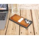 Husa pentru Samsung Galaxy S25 Ultra, Bouletta Flex Cover CCP, slim piele naturala, rama TPU moale, back cover cu buzunare pentru carduri, Burnished tan