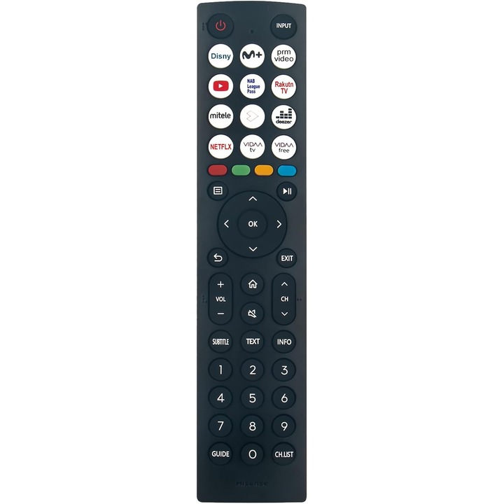 Telecomandă de schimb EN2R36, VINABTY, infraroșu, pentru Smart TV Hisense 2023, 1 set