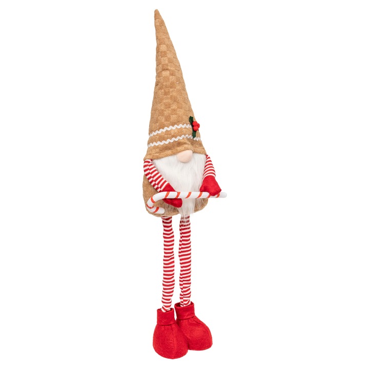 Decor De Craciun Gnom, Atmosphera, Design Clasic Si Festiv, Creeaza Atmosfera Calda Si Magica In Casa, Ideal Pentru Living Birou Si Hol, Decor Usor Si Rezistent, Potrivit Pentru Interior, 95 cm, Multicolor