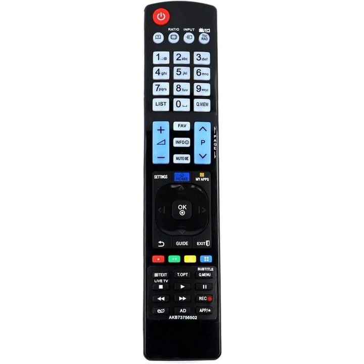 Telecomandă universală AKB73756502 pentru televizoare LG, utilizare ușoară, design ergonomic