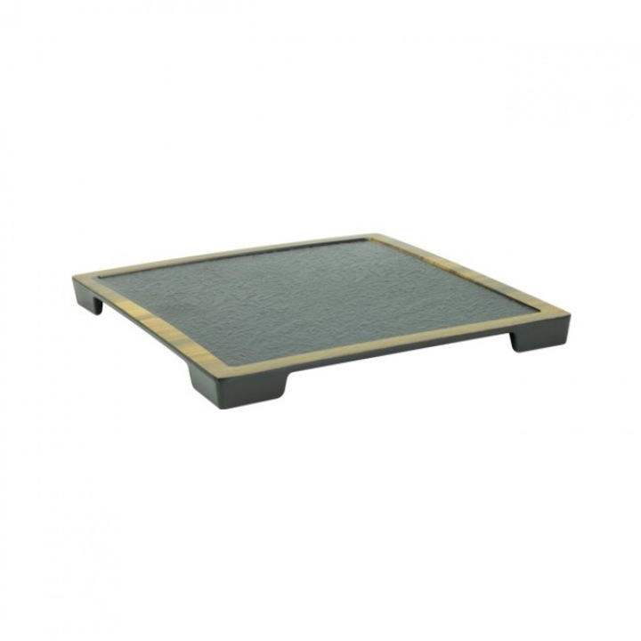 Platou patrat din melamina Raki Meteor 33x33xh2cm