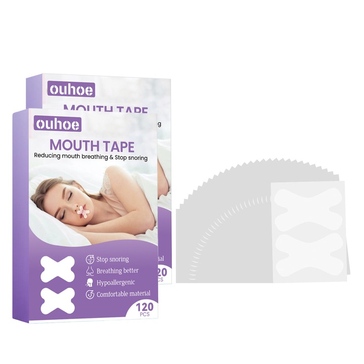 Set plasturi antisforait 240 bucati, hipoalergenici, design ergonomic, buze, unisex