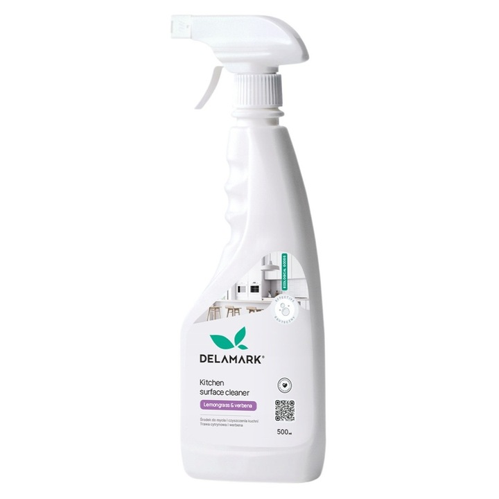 Konyhai felülettisztító, citromfű és verbéna 500 ml