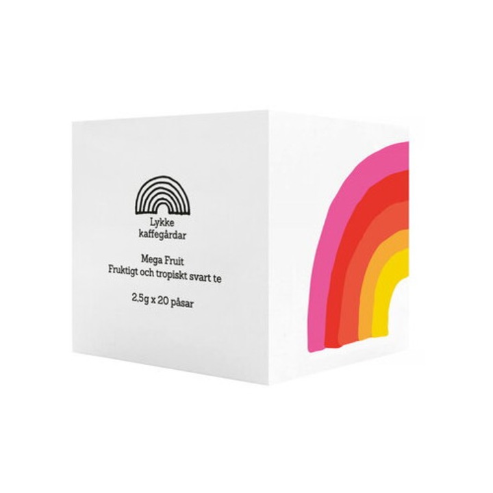 Ceai de fructe Lykke, aroma fructe de pădure, 20 pliculețe, 50 g