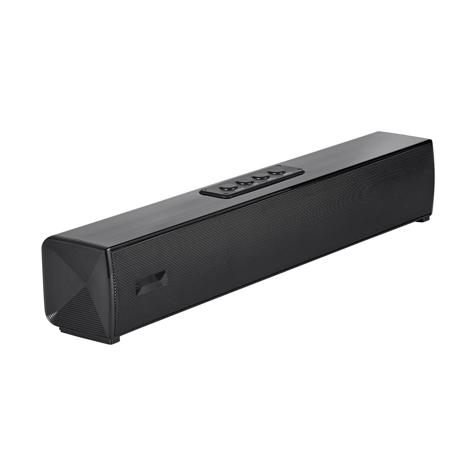 Bara de sunet pentru TV, Soundbar 2.0 canale, Putere 80 W, Bluetooth si AUX, Lungime 45 cm, Cu telecomanda, Compatibila cu PC si proiector, Sunet surround
