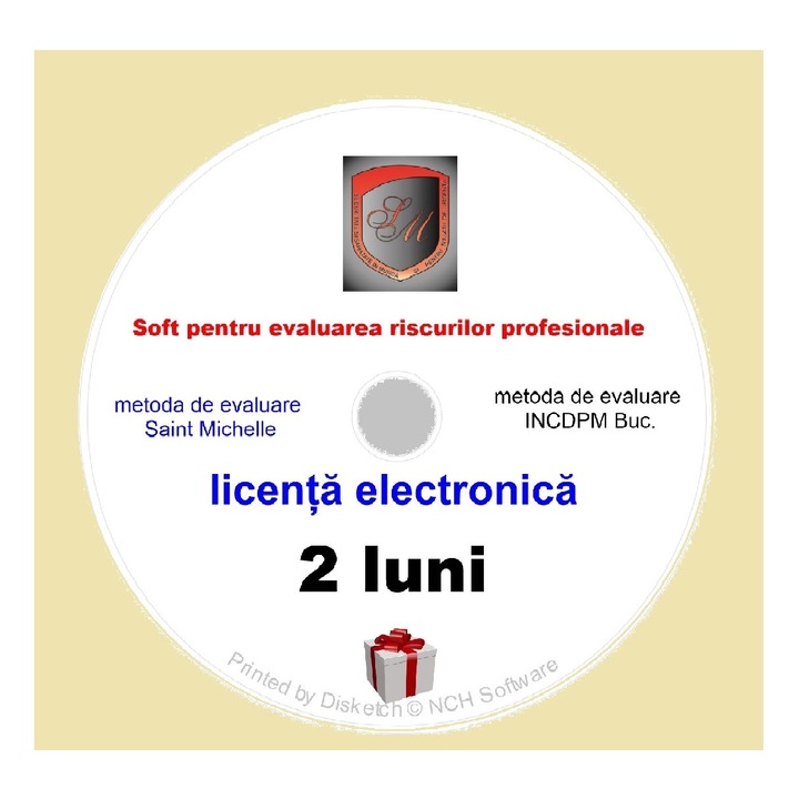 Licență utilizare Soft evaluare riscuri profesionale, Saint Michele, 2 luni, CD, română
