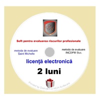 Licență utilizare Soft evaluare riscuri profesionale, Saint Michele, 2 luni, CD, română