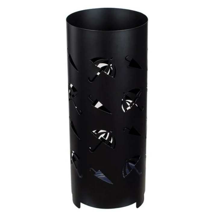 Стойка за чадъри AB HOMES, Черна, 19x49см
