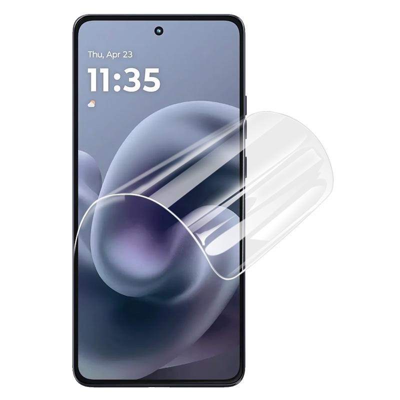 Folie Silicon Ecran pentru Motorola Moto G86 / G86 Power, Silicon Hydrogel Regenerabil, Flexible Hydro-Crystal, Protectie Completa, Full Glue, Instalare usoara, Set complet pentru Instalare
