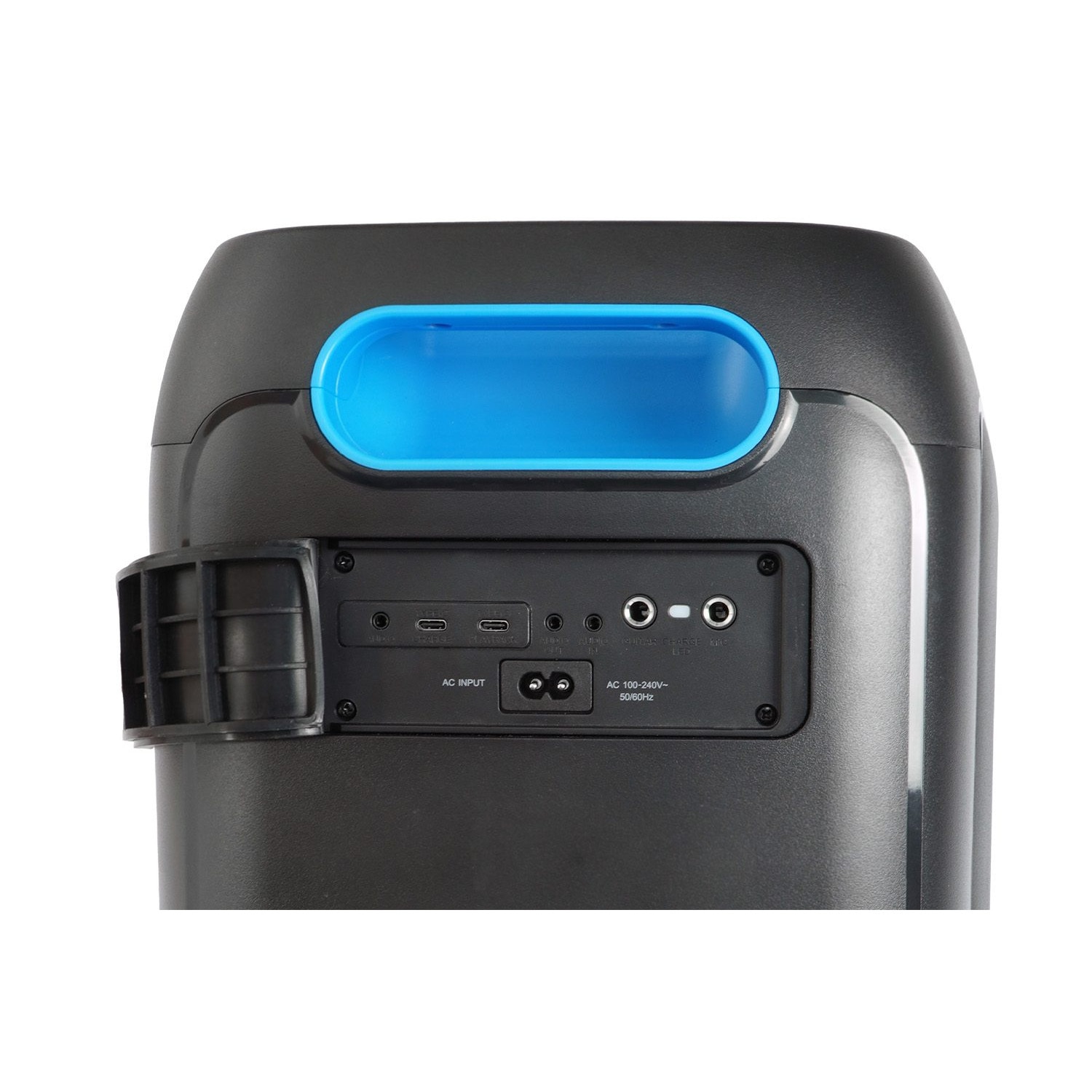 Difuzor Blaupunkt Party Box, iluminare LED, Bluetooth, USB si AUX, radio FM, functie karaoke, telecomanda, autonomie pana la 18h, PB60X