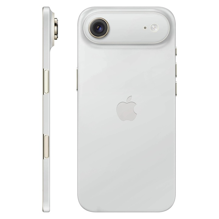 Folie de protectie pentru iPhone 17 Air, Colectia Unique, Skin Spate cu laterale unite, Mat Alb