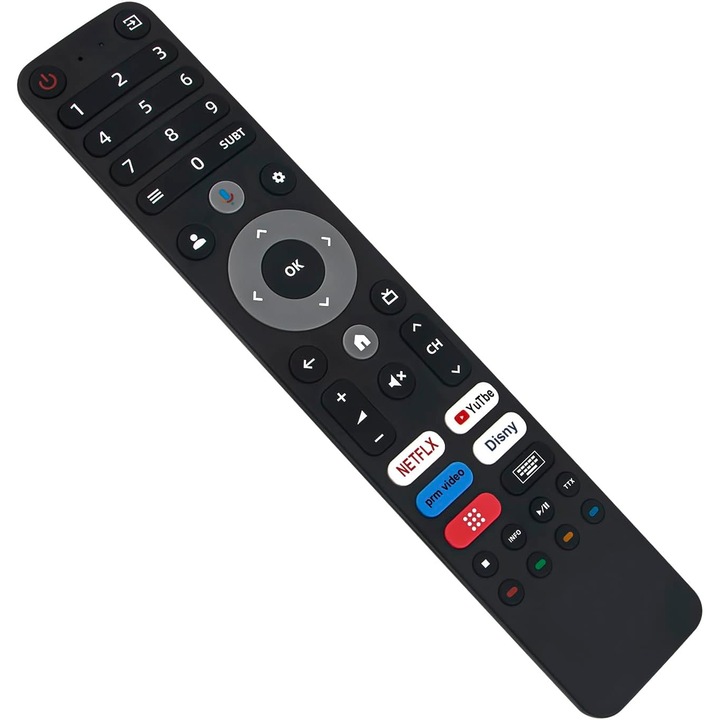 Telecomandă universală VINABTY, pentru televizoare DYON iGoo-TV, design ergonomic, 50 inch, 32 inch, 43 inch, 40 inch