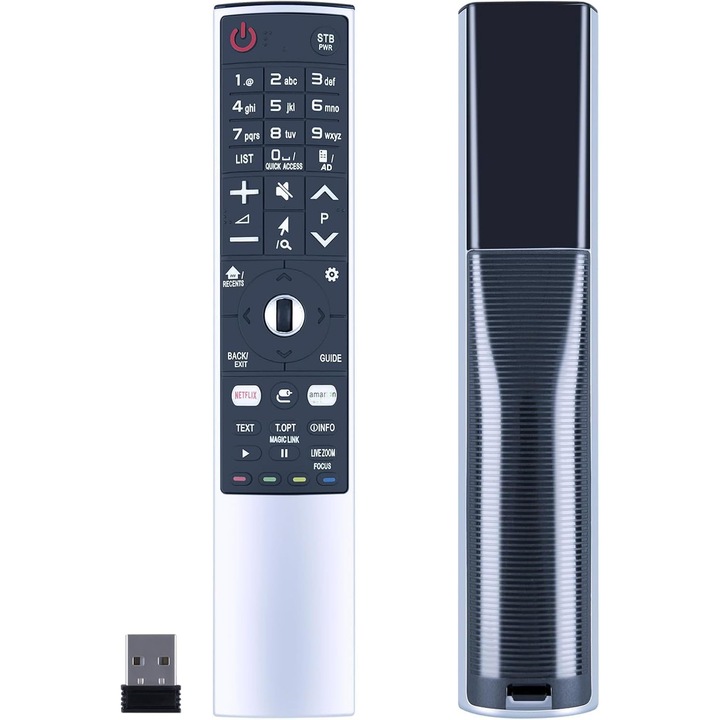 Telecomandă USB GOUYESHO AN-MR700, material ABS, butoane din silicon, pentru televizoare LG