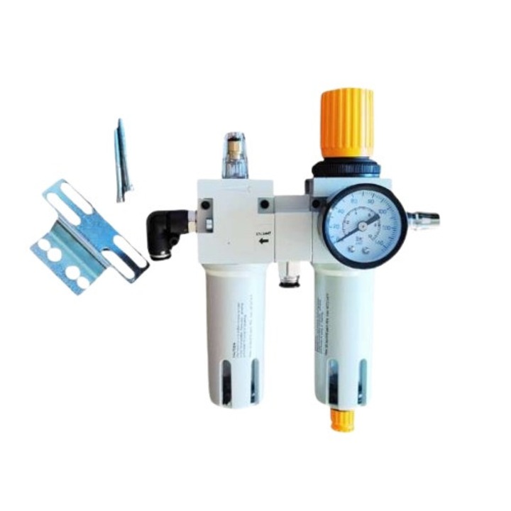 Set unitate completă de service pentru aer comprimat, AZ, tip B, bloc de service, supape, cuple rapide