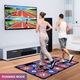 Интерактивна подложка за танцуване, интерактивни играчки, 200 игри + 179 танцови елемента + 16 GB карта памет + 2 контролера за движение