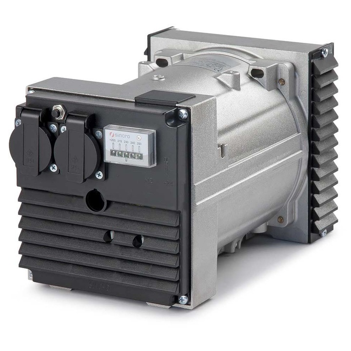 Generátor Sincro 7 KVA, egyfázisú, 230V, 3000 RPM, IP23 védelem