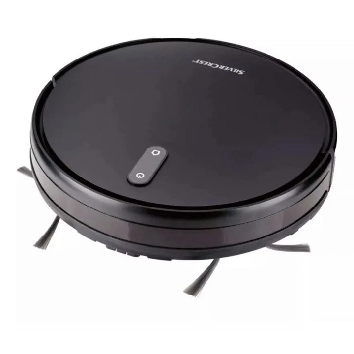 Aspirator robot SILVERCREST cu functie de mop, 2 in 1, negru