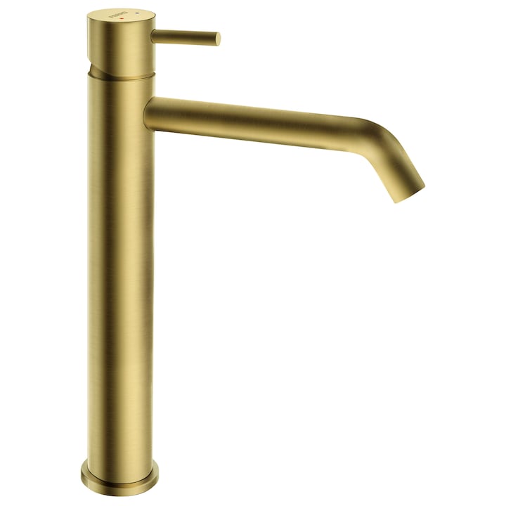 Baterie monocomanda inalta pentru lavoar Ferro Ciriculus, auriu, 291x208mm