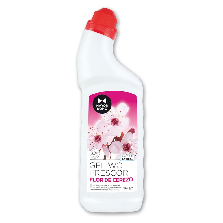 Gel de curățare WC Mayordomo, cu flori de cireș, 750ml