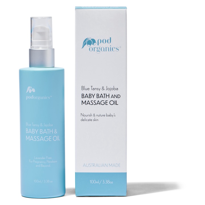 Ulei Organic pentru Baie & Masaj cu Blue Tansy si Jojoba, 100 ml