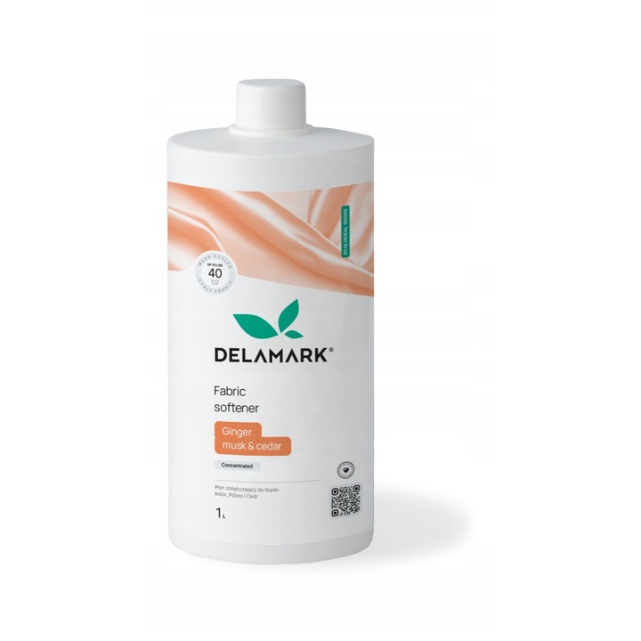 Delmark öblítő, gyömbér, pézsma és cédrus, 1L