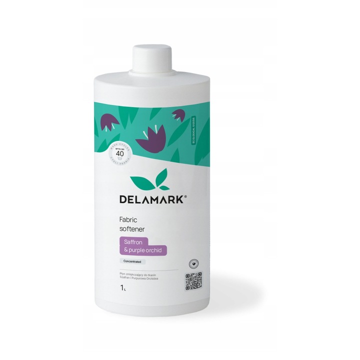 Balsam de rufe Delmark, Sofran si Orhidee Violeta, 1L, concentrat, ecologic, natural