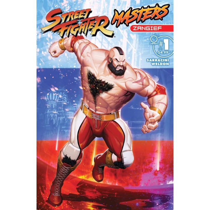 Képregény Street Fighter, Masters Zangief, 01, Os, Cvr A Genzoman, Szerző Chris Sarracini