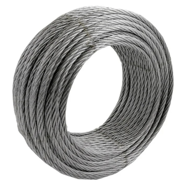 Cablu comercial, din otel zincat, pentru ancorare usoara, Cablero, greutate maxima 65 kg, colac 100 m x 3 mm / bucata