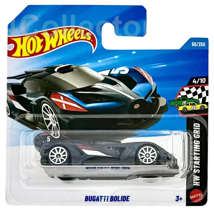 Masinuta Metalica Hot Wheels Bugatti Bolide Albastru 2026 1:64