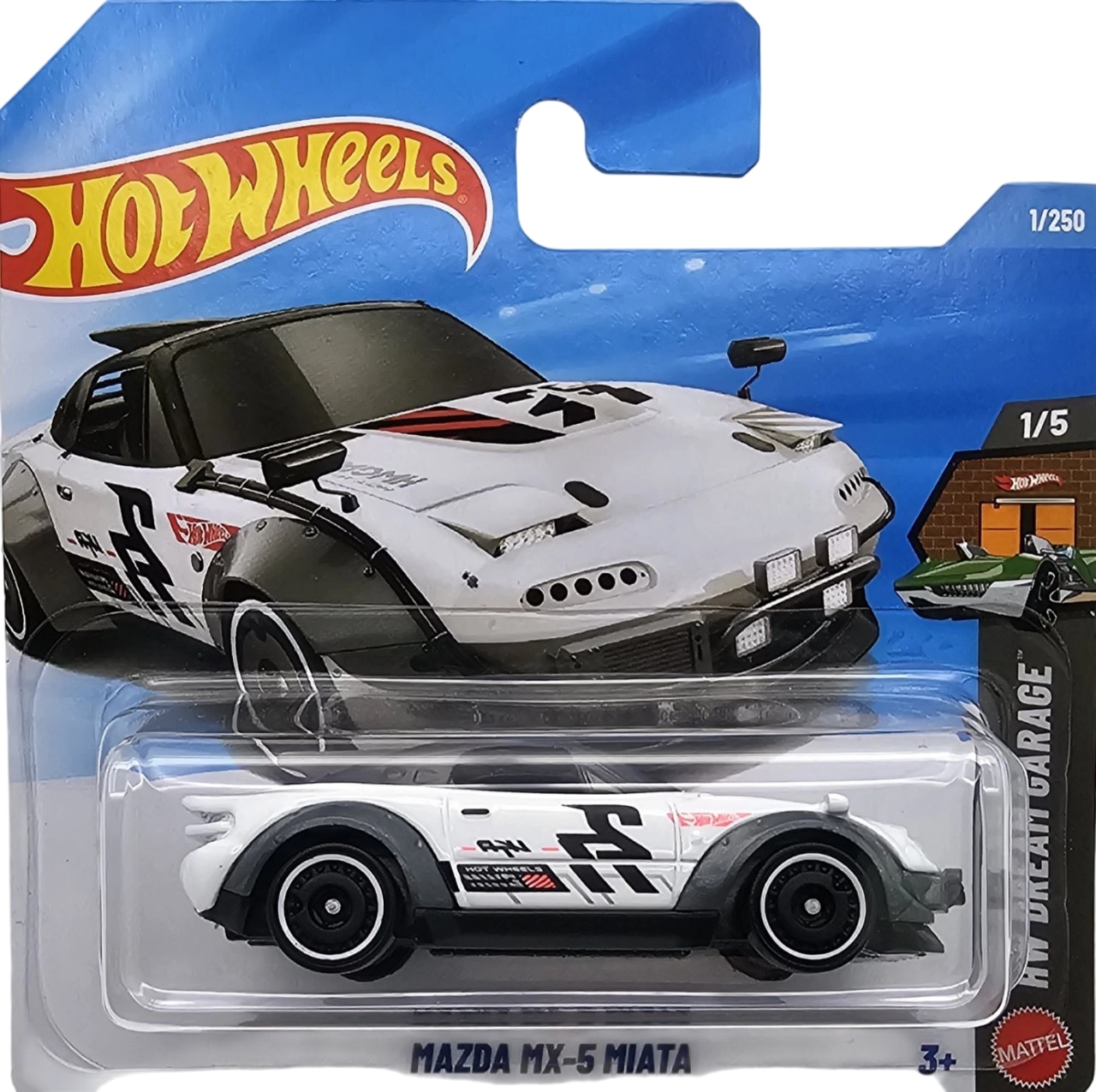 Masinuta Metalica Hot Wheels Mazda MX-5 Miata Alb 2026 1:64 - eMAG.ro