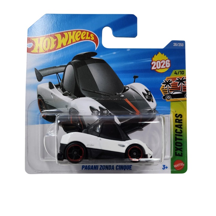 Masinuta Metalica Pagani Zonda Cinque Alb 2026 1:64