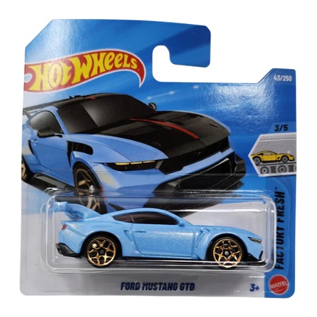 Masinuta Metalica Hot Wheels Ford Mustang GTD Albastru 2026 1:64