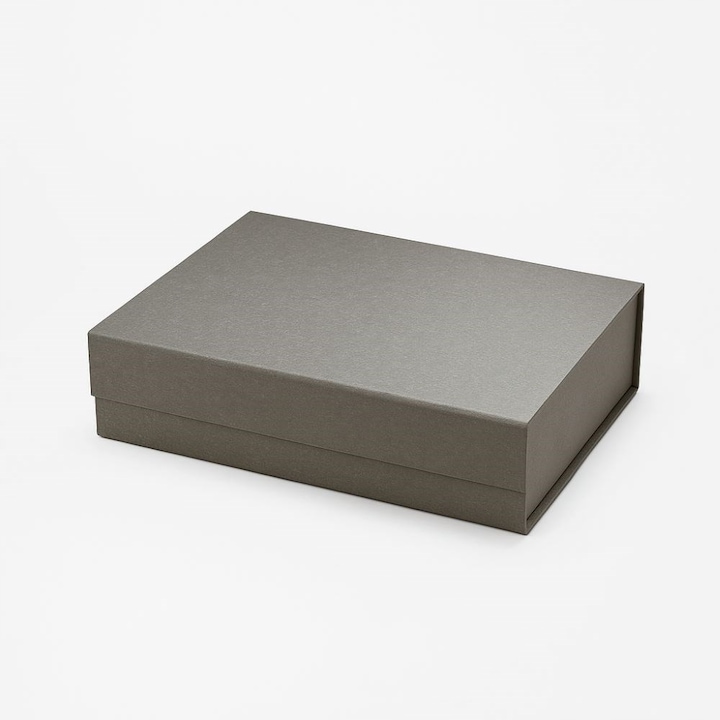 Cutie Magnetica A5, Neopak, 235x170x60 mm, Carton Premium, Ambalaj Universal, Gri