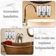 Dozator sapun lichid cu spuma Bedee, montare pe perete fara gaurire, sticla reincarcabila 500ml, argintiu, 30x10x24cm