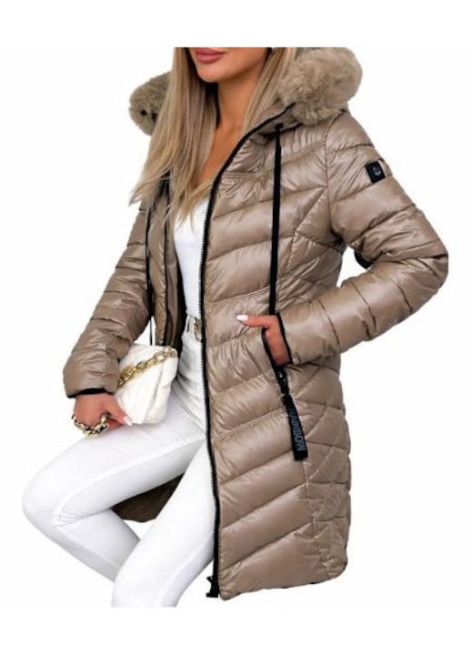 Geaca dama lunga matlasata, Maro