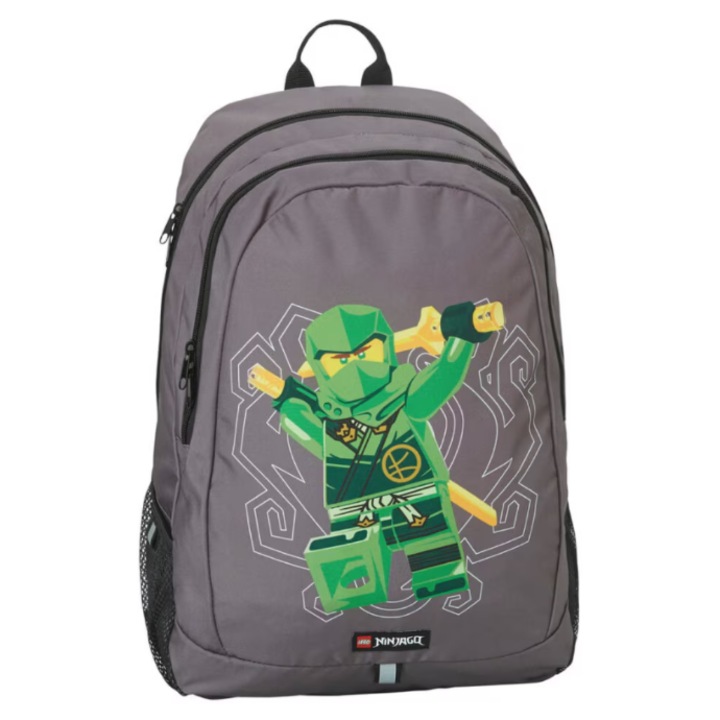 Ghiozdan scoala LEGO - design NinjaGo, 350x240x125mm