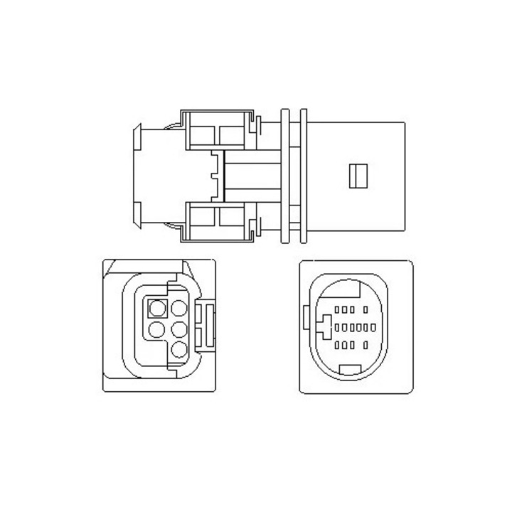 Sonda Lambda 466016355168 Citroën C4 2/C4 Picasso 1/C5 3/Ds4/Ds5 Ds Ds 5 Ford Galaxy 2/Galaxy Mk 2/Mondeo 4/S-Max