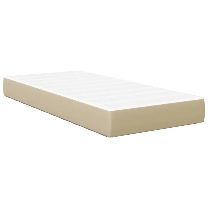 Ágy Matrac matracmal Zöld 100 x 200 cm szövet, vidaXL, 42008275