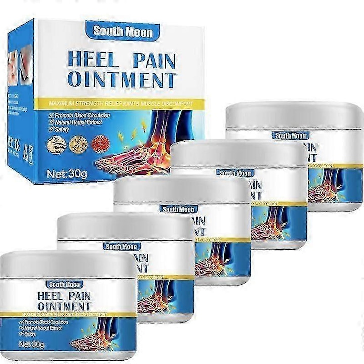 5 db sarokfájdalom elleni krém szett, unisex, 30g