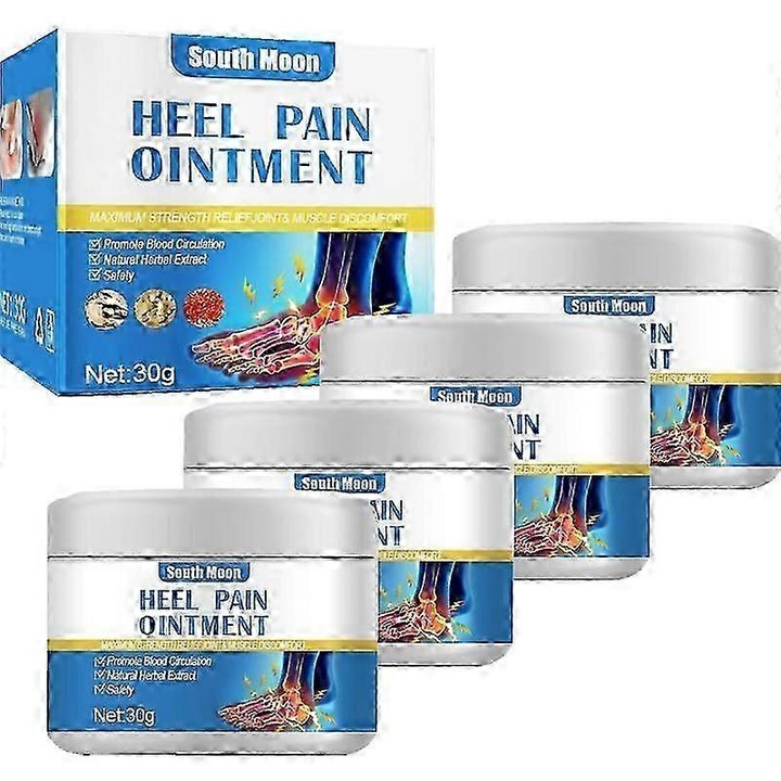 4 darab krém sarokfájdalomra, uniszex, 30g/darab